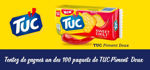 Tentez de recevoir gratuitement un paquet de TUC Piment Doux