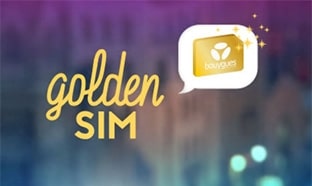 Jeu Golden Sim Bouygues : 200 abonnements de 2 ans gratuits