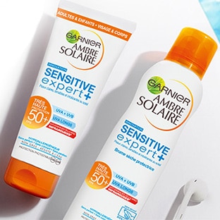 Jeu Garnier : 100 lots de 2 soins Ambre Solaire Sensitive Expert