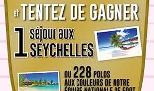 Jeu La Belle adresse : 228 polos FFF et 1 séjour aux Seychelles