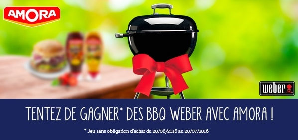 Barbecues Weber Original à gagner avec Amora et Ma vie en couleurs