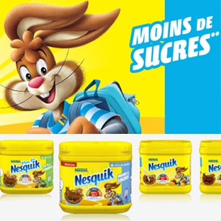 Test Les Initiés : Chocolat Nesquik moins de sucres gratuit