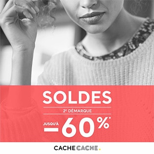 Soldes Cache Cache : Jusqu’à 60% de réduction + 1 bijou offert