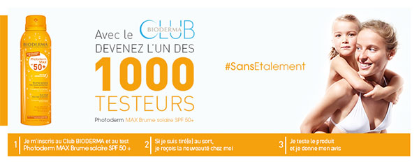 Test Bioderma : 1000 brumes gratuites