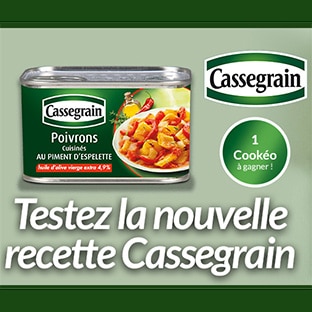 Test Cassegrain : Boîtes gratuites de poivrons cuisinés