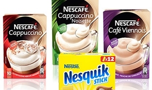 Test de sticks Nesquik et Nescafé : 4000 boîtes gratuites