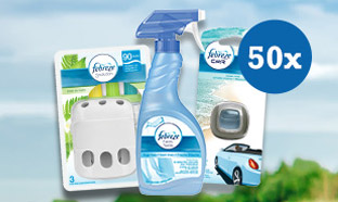 Jeu Envie de Plus : 50 kits Febreze à gagner