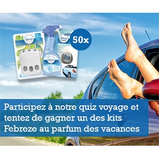 Jeu Envie de Plus : 50 kits Febreze à gagner