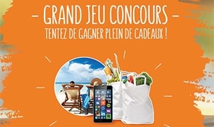 Jeu Auchan Drive : 53 cadeaux à gagner (séjour, smartphone…)