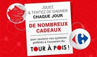 Jeu Carrefour Le Tour à Pois : 1335 cadeaux à gagner