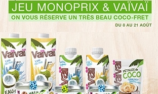 Jeu Monoprix / VaïVaï : 20 coffrets Brésiliens à gagner