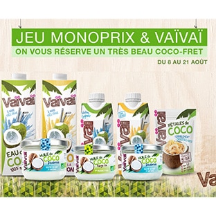 Jeu Monoprix / VaïVaï : 20 coffrets Brésiliens à gagner