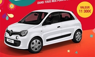 Jeu 55 ans Auchan : 55 voitures Renault Twingo à gagner