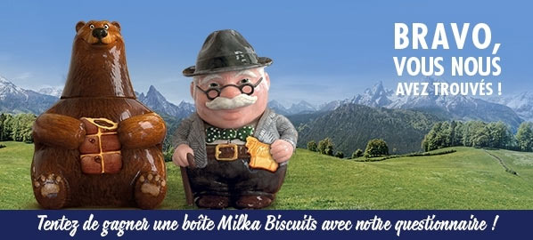 Gagnez des boîtes de biscuits Milka : 50 cadeaux à gagner