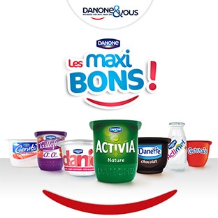 bon de réduction danone et vous