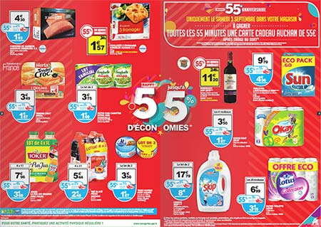 Catalogue 55ème anniversaire Auchan