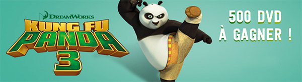 500 DVD Kung Fu Panda 3 gratuits à gagner avec Isla Délice