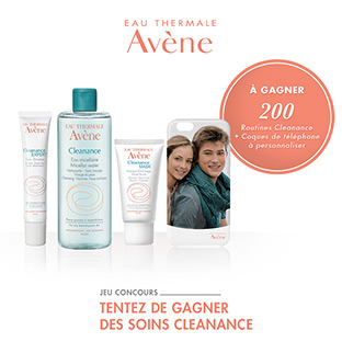 Jeu Avène : 200 routines Cleanance Help Acné à gagner