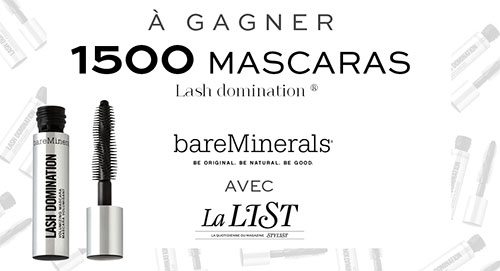 mini mascara Lash Domination de bareMinerals : 1500 offerts