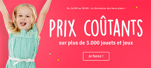 Prix coûtant Avenue des Jeux