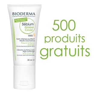 Test Bioderma : 500 soins Sébium Global Cover gratuits