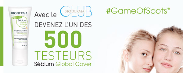 Testez gratuitement le Sébium Global Cover de Bioderma