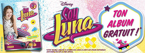 Album Panini Soy Luna à recevoir gratuitement