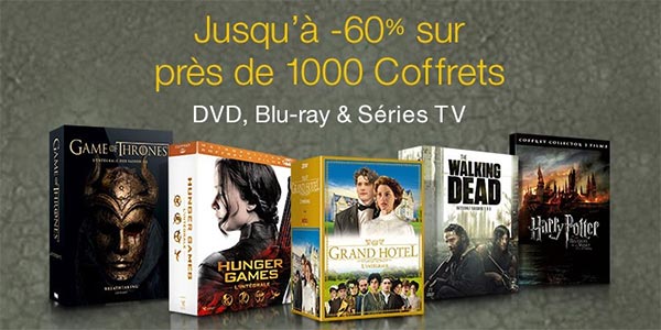 Coffrets DVD / Blu-ray à petits prix : Jusqu’à 60% de remise