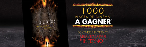 Gagnez votre place de cinéma au jeu Inferno avec San Marco