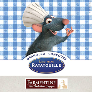 Jeu Disney Ratatouille avec Parmentine : 156 cadeaux à gagner