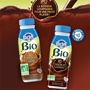 Promo + ODR : Pack Lactel Bio Chocolat à 1,35€ (au lieu de 8,70€)
