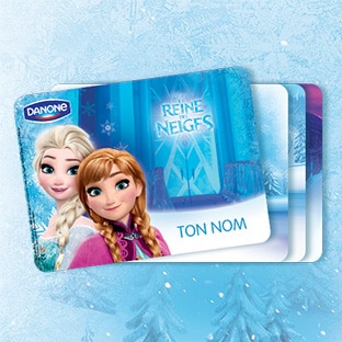 Cadeau Danone : Set de table La Reine des Neiges à 1€