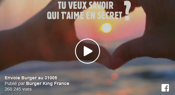 Vidéo Burger King : Sundae gratuit