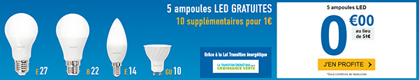 Avis Mes ampoules LED gratuites