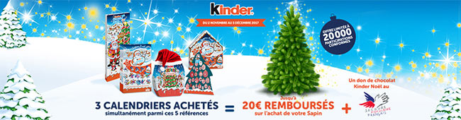 KINDER Calendrier de l'Avent 343g pas cher 