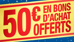 Obtenez 2 bons d'achat La Grande Récré