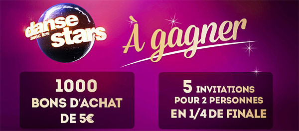 Jeu-concours Danse avec les Stars avec les supermarchés Casino