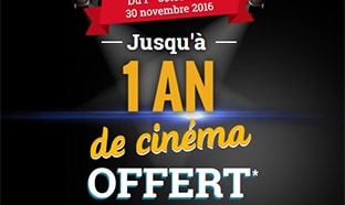 Le Gaulois : Jusqu’à 1 an de cinéma offert pour votre invité