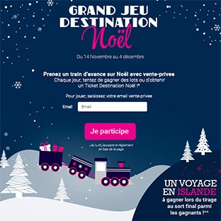 Jeu Vente-Privee : Bons d’achat de 10€ offerts sans minimum