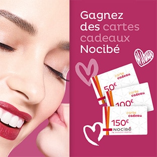 Jeu de l’été Nocibé : 31 cartes cadeaux de 50€ à 150€