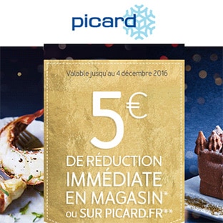 Bon de réduction Picard : 5€ de remise dès 40€ d’achat