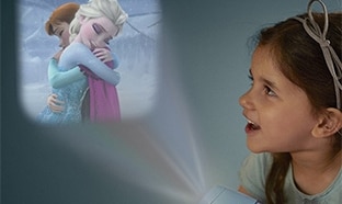 Veilleuse Projecteur Philips : Reine des Neiges Disney à 14,17€