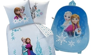 Promo : Sac à dos + Housse de couette Reine des Neiges à 17,45€