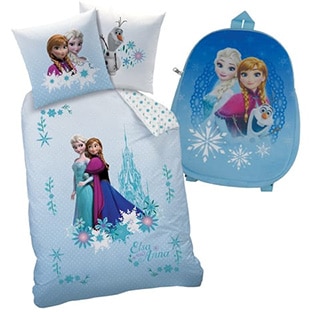 Promo : Sac à dos + Housse de couette Reine des Neiges à 17,45€