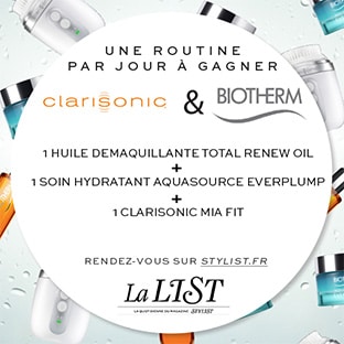 Jeu Stylist : 30 routines Clarisonic et Biotherm à gagner