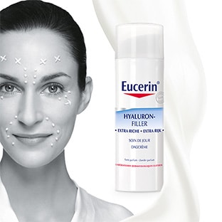 Test du soin Eucerin Hyaluron-Filler Extra Riche : 100 gratuits