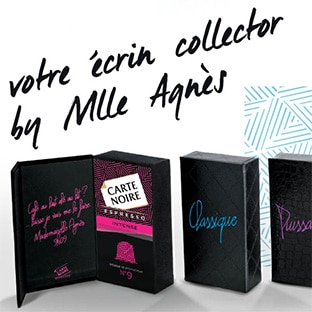 Jeu Carte Noire by Mademoiselle Agnès : 80 écrins de capsules