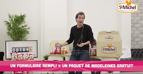 Offre de rapidité St Michel : 9000 paquets de madeleines gratuits