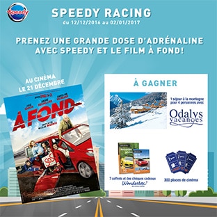 Jeu Speedy Racing : 65’007 cadeaux Wonderbox