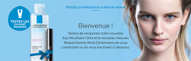 testez les nouveaux mascaras et eaux micellaires de La Roche-Posay